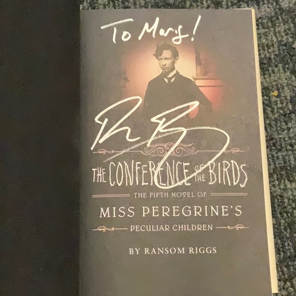 AUTOGRAPHED Ransom Riggs The Conference of the Birds - Picture 3 of 4